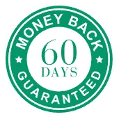 Hormovance 60 day money back guarantee badge